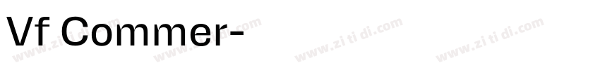 Vf Commer字体转换